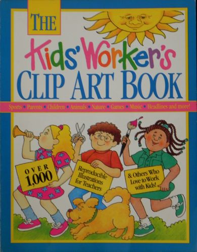 clip art book open. Kid Worker#39;s Clip Art Book